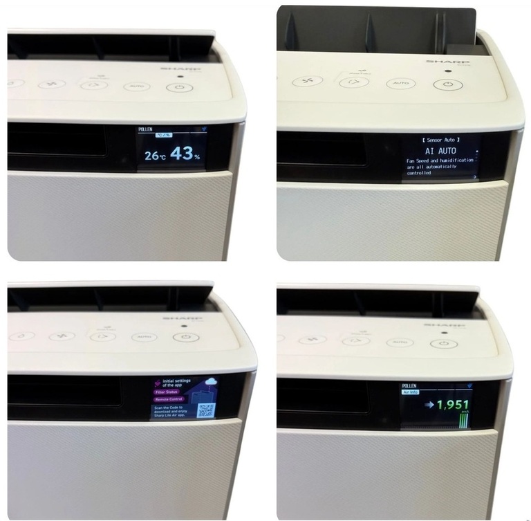 Oczyszczacz nawilżacz powietrza Sharp KI-TX100EU-W do 76 mkw (14)
