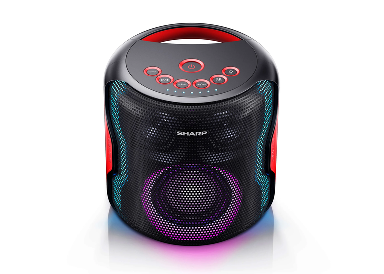 Sharp PS-921(BK) przenośny głośnik bluetooth USB 130W AUX (4)