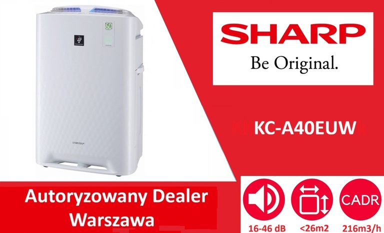 Oczyszczacz powietrza SHARP KC-A40EUW nawilżacz (12)